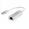 Savio Adapter USB LAN 2.0 - Fast Ethernet (RJ45), blister, CL-24