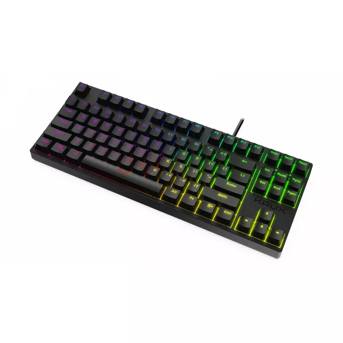 Krux Klawiatura gamingowa - Atax PRO RGB Gateron Brązowa