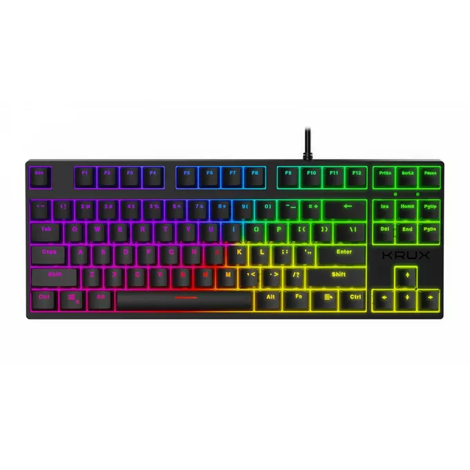 Krux Klawiatura gamingowa - Atax PRO RGB Gateron Brązowa