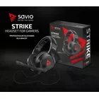 Savio Słuchawki Gamingowe z mikrofonem, Strike