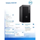 Dell Komputer Optiplex 3000 MT/Core i5-12500/8GB/256GB SSD/Integrated/DVD RW/No Wifi/Kb/Mouse/W11Pro/3Y