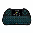 Savio Klawiatura podświetlana mini bezprzewodowa RGB TV Box, Smart TV, konsole, PC, KW-03