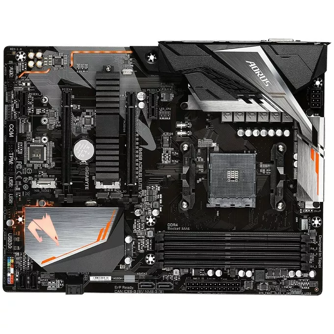 Gigabyte Płyta główna B450 AORUS ELITE V2 AM4 4DDR4 DVI/HDMI/M.2 ATX