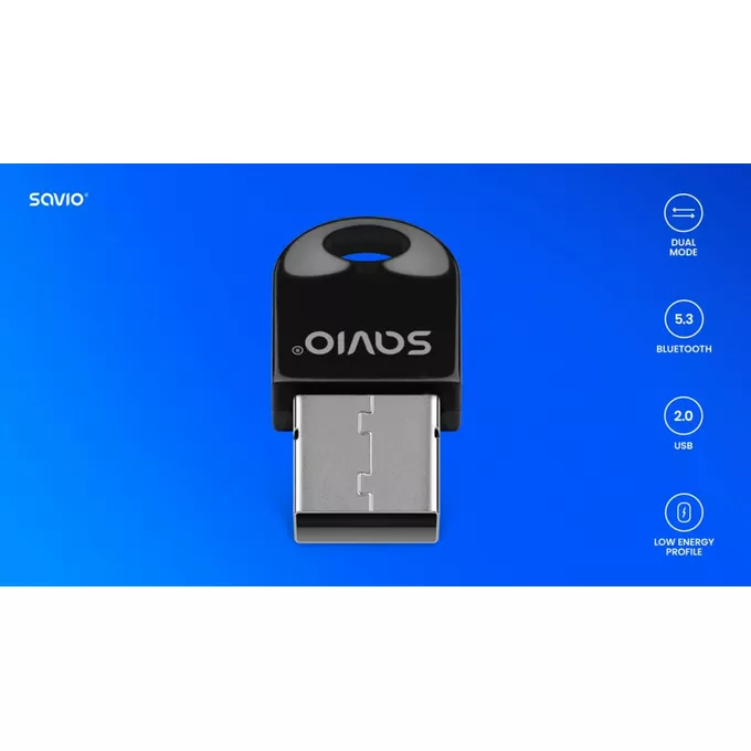 Savio Adapter Bluetooth v.5.0, BT-050