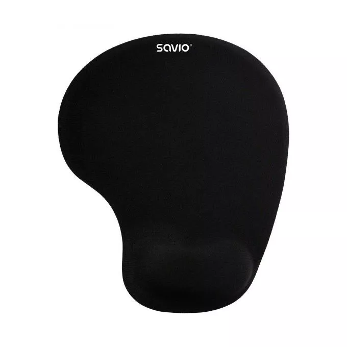 Savio Podkładka żelowa pod mysz czarna SAVIO MP-01B