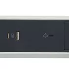 Legrand Przedłużacz ochronny 5x2PZ +USB A/C 1,5m biało-czarny
