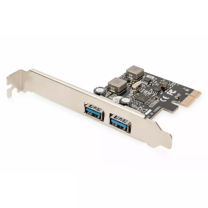 Digitus Kontroler USB 3.0 PCIe, 2x USB 3.0, Low Profile, Chipset UPD720202