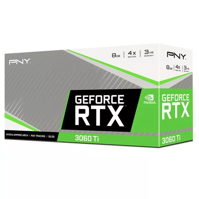 PNY Karta graficzna GeForce RTX 3060 Ti 8GB VERTO DUAL FAN LHR