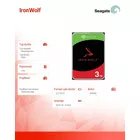 Seagate Dysk IronWolf 3TB 3.5'' 256MB ST3000VN006