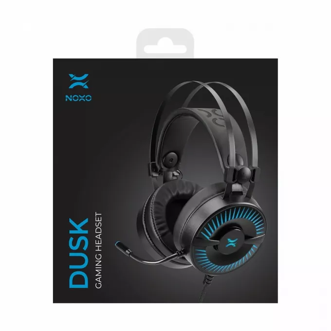 NOXO Dusk gaming słuchawki z mikrofonem dla graczy (PC / laptop / XBOX / PS  / mobile)