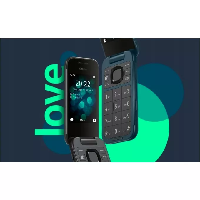 Nokia Telefon 2660 Flip Blue