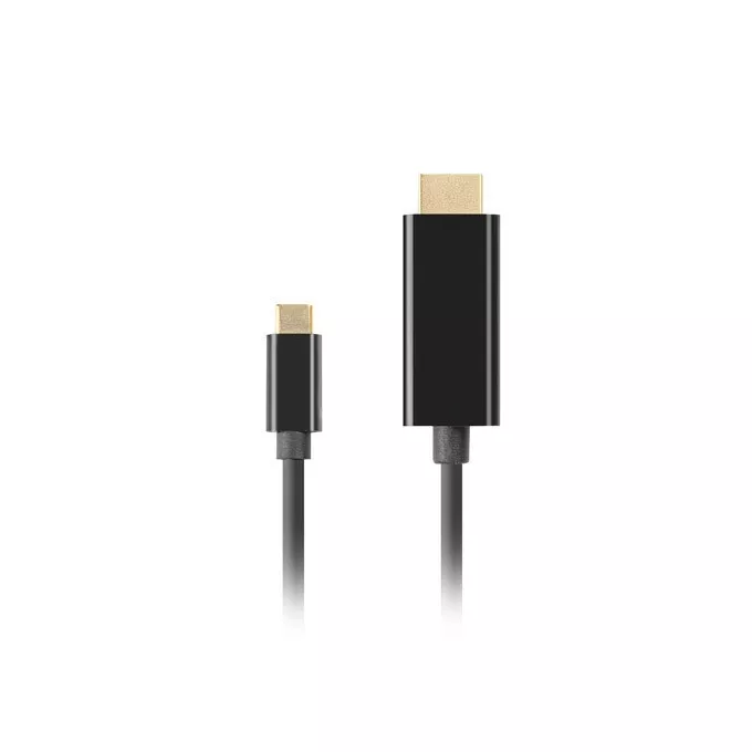 Lanberg Kabel USB-C(M)-&gt; HDMI(M)1M 4K 60HZ czarny