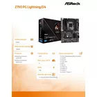 ASRock Płyta główna Z790 PG LIGHTNING/D4 s1700 4DDR4 HDMI M.2 ATX