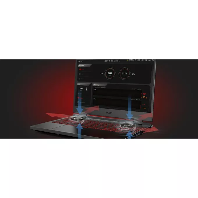 Acer Notebook Nitro 5 AN515-58-55KH    WIN11H/i5-12500H/8GB/512 SSD/RTX3050/15.6