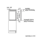 Bosch Chłodziarko-zamrażarka podblatowa KIL22NSE0