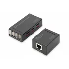 Digitus Przedłużacz/Extender HUB 4 porty USB 2.0 po skrętce kat. 5e/7, do 50m