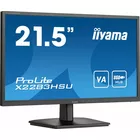 IIYAMA Monitor 21.5 cala X2283HSU-B1 VA,HDMI,DP,2x2W,2xUSB,1ms,VESA