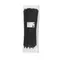Qoltec Opaski zaciskowe wielorazowe/trytytki | 7.2*450mm | Nylon UV |   Czarne