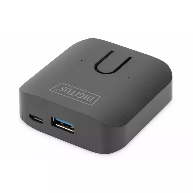 Digitus Przełącznik USB 3.0 Super Speed 5 Gbps, 2 PC - 1 Urządzenie, samozasilający