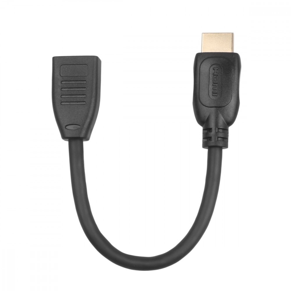 Фото - Кабель TB Kabel HDMI F-M 15 cm v2.0. przedłużacz 107071