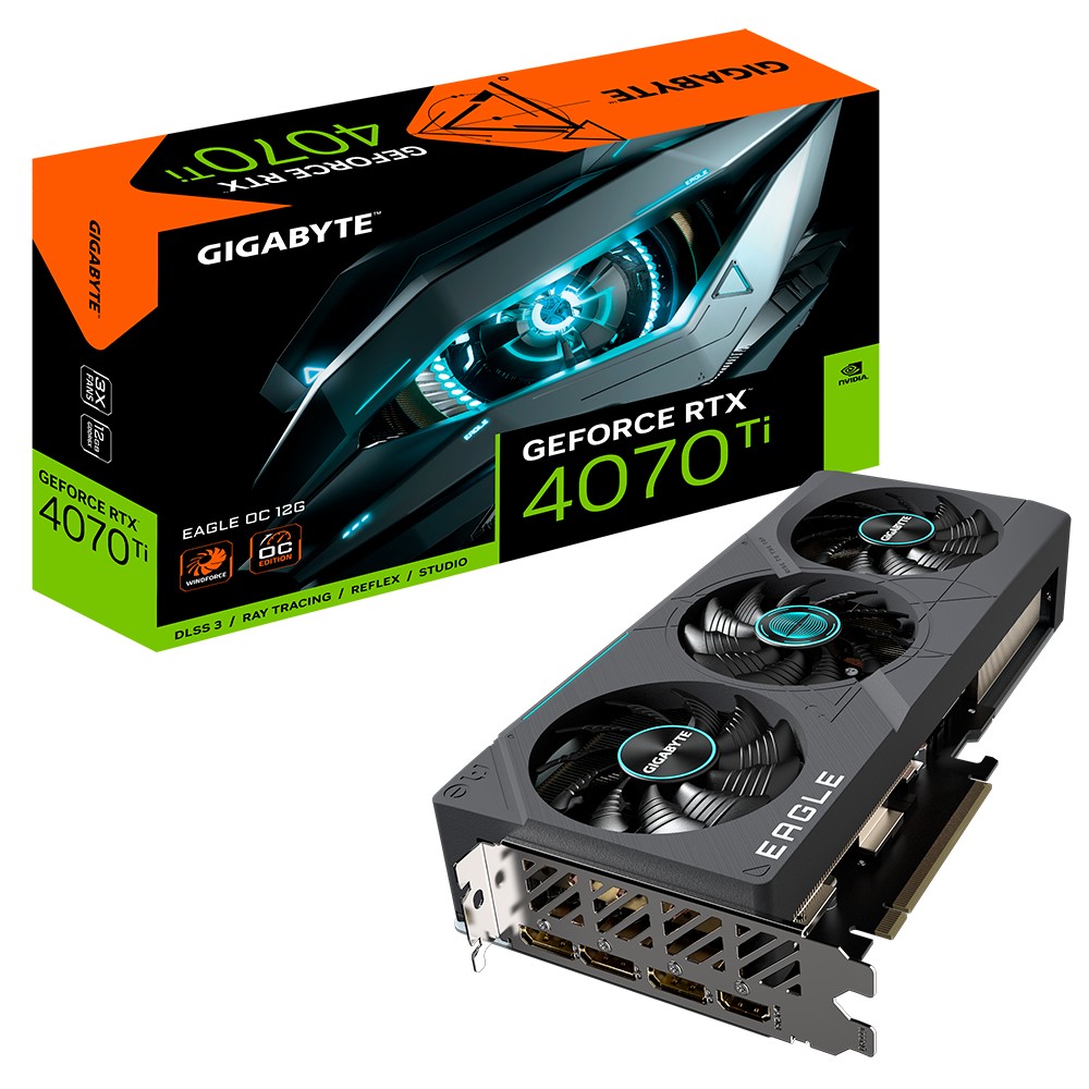 「こうじさん」専用 GIGABYTE GEFORCE RTX 4070Ti E~ Gigabyte Karta graficzna GeForce RTX 4070 Ti EAGLE OC 2.0