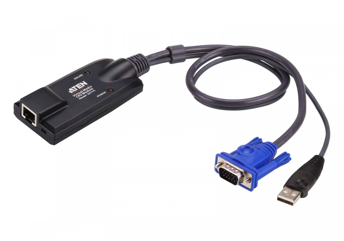Zdjęcia - Przełącznik KVM ATEN Adapter USB VGA Virtual Media KVM 129076 
