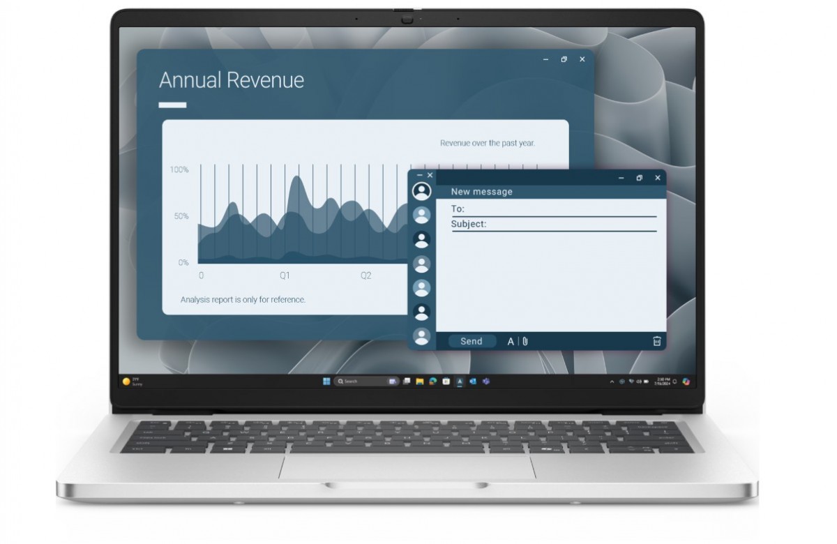 Dell Laptop Dell Pro 14 PC14255/AMD Ryzen AI 7 350/16GB/512GB SSD/14.0 FHD+/Radeon 860M/FgrPr/FHD/IR Cam/Mic/WLAN+ BT/Backlit Kb/3 Cell/W11Pro