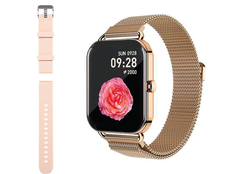BLOW Smartwatch X16 Bluetooth różowy