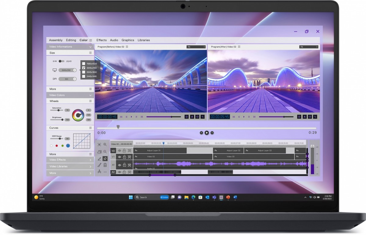 Dell Stacja robocza Dell Pro Max 16 MC16250 Win 11 Pro U7 255H/32GB/1TB Gen4/16.0 FHD+/Integrated/FgrPr&SmtCd/FHD/IR Cam/Mic/WLAN+BT/Backlit Kb/4 Cell