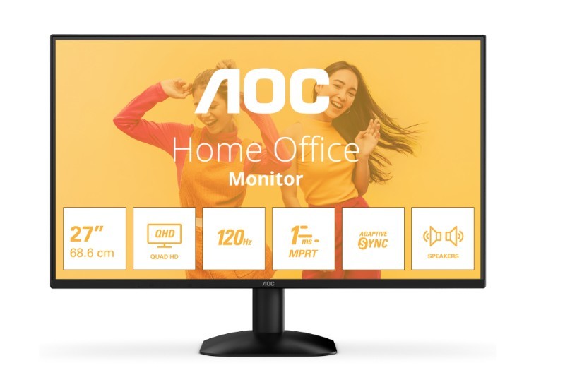 AOC B3 Q27B35S3 computer monitor 68.6 cm (27") 2560 x 1440 pixels Quad HD LED Black