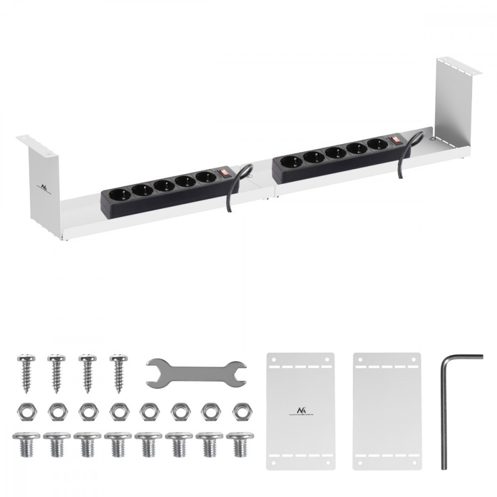 Maclean Kompaktowy organizer na kable MC-107 W