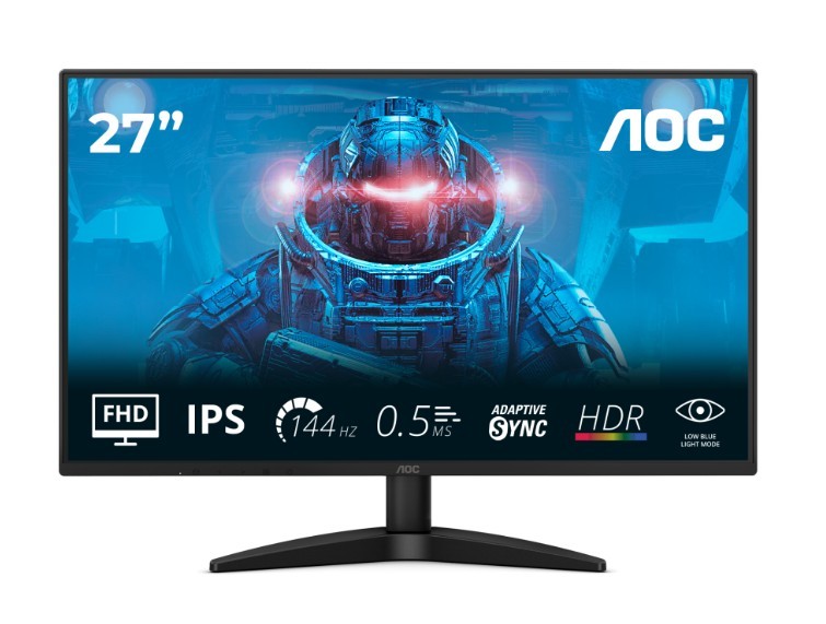 AOC 27B36X 27" IPS Full HD 144Hz 0,5ms MPRT Gamingowy