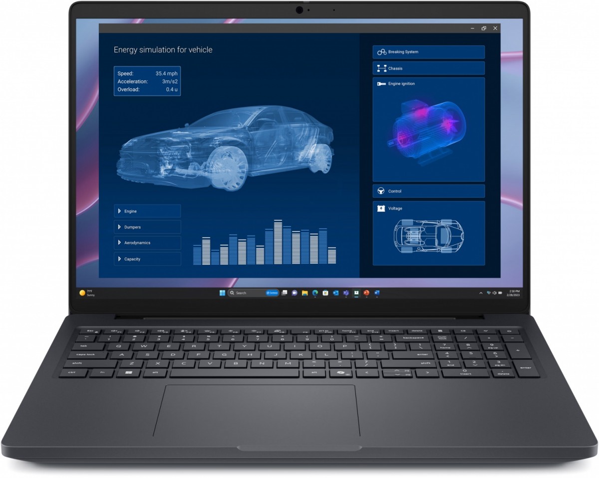 Dell Stacja robocza Dell Pro Max 16 MC16255 Win11Pro AMD Ryzen 340|16GB|256GB|FgrPr&SmtCd|FHD Cam&Mic|WLAN+BT|16.0 FHD+|4 Cell|100W/3YPS