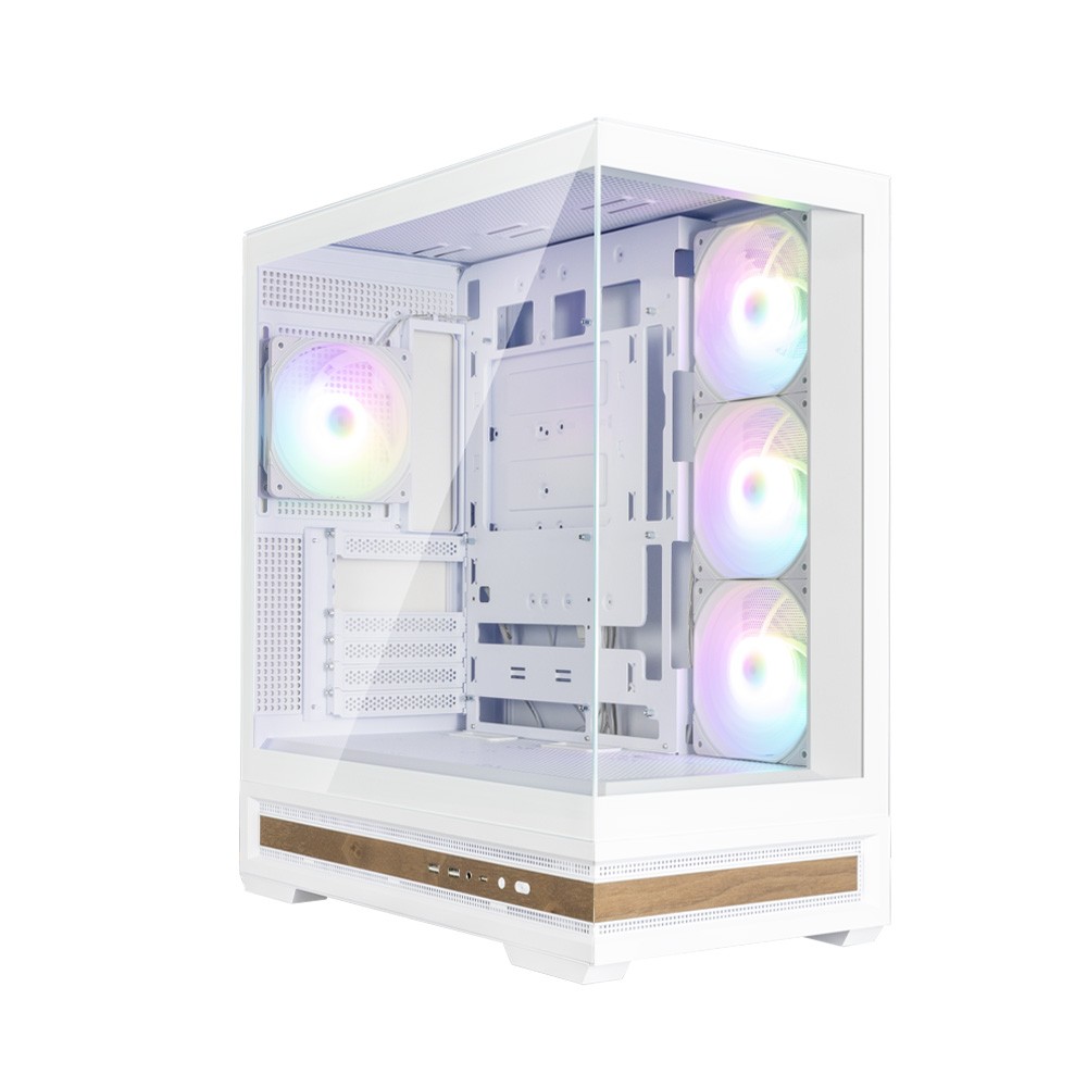 Zalman Obudowa P40 NAMU ATX Midi Tower ARGB biała