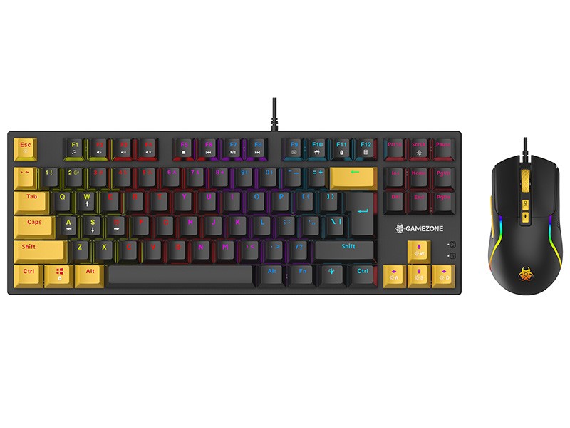 Tracer Zestaw mysz i klawiatura mechaniczna Gamezone Hornet87 USB