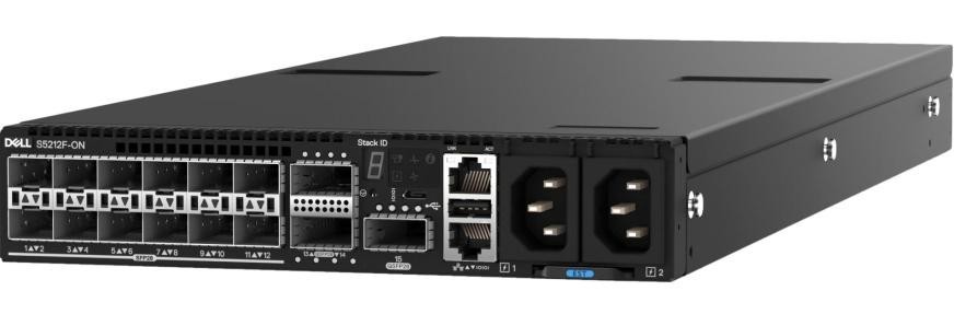 Dell Przełącznik S5212F-ON 12x25Gb SFP28 3x100GbE QSFP28 5Y