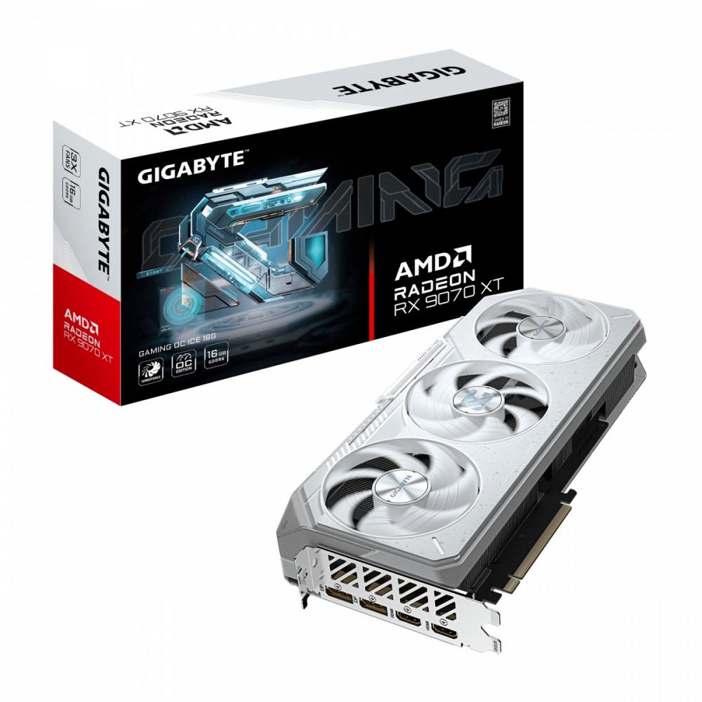 Gigabyte Radeon RX 9070 XT GAMING OC ICE 16GB GDDR6 256bit FSR