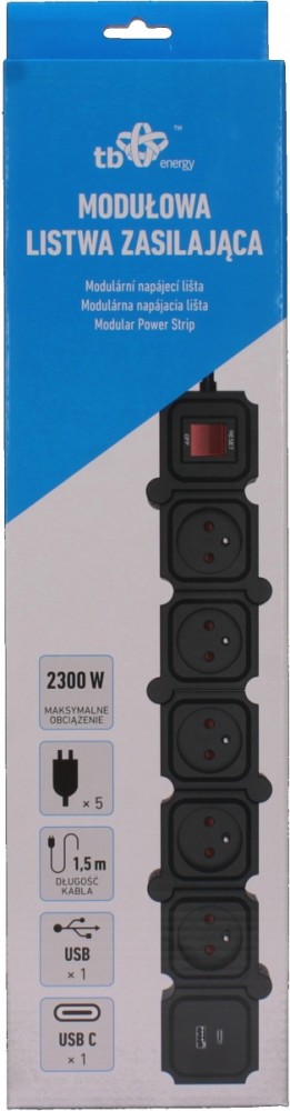 TB Energy Listwa modułowa zasilająca 1.5m