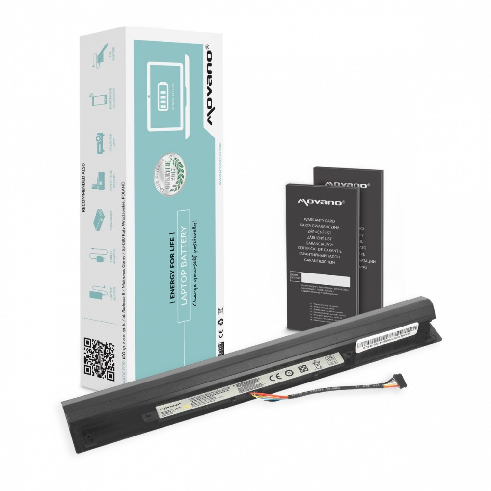 Bateria L15L4A01 do Lenovo IdeaPad 100-14IBD 15IBD 300-15ISK