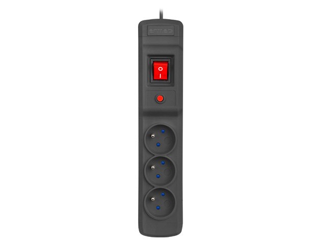 Armac MULTI M3 3 gniazda 5m Czarny