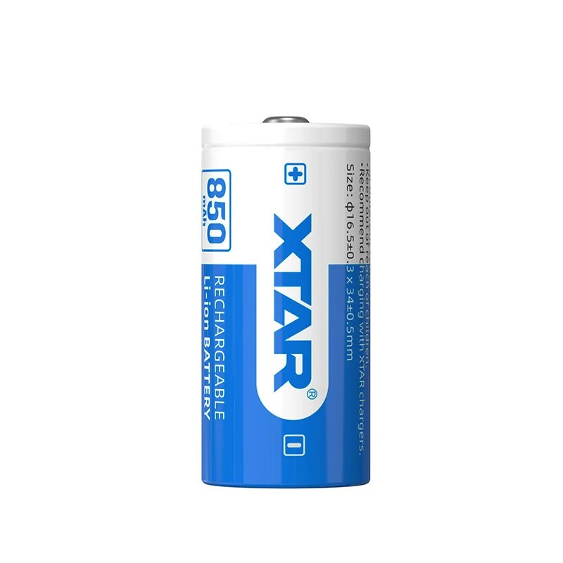 XTAR AKUMULATOR 16340/R-CR123 850MAH 16340-850