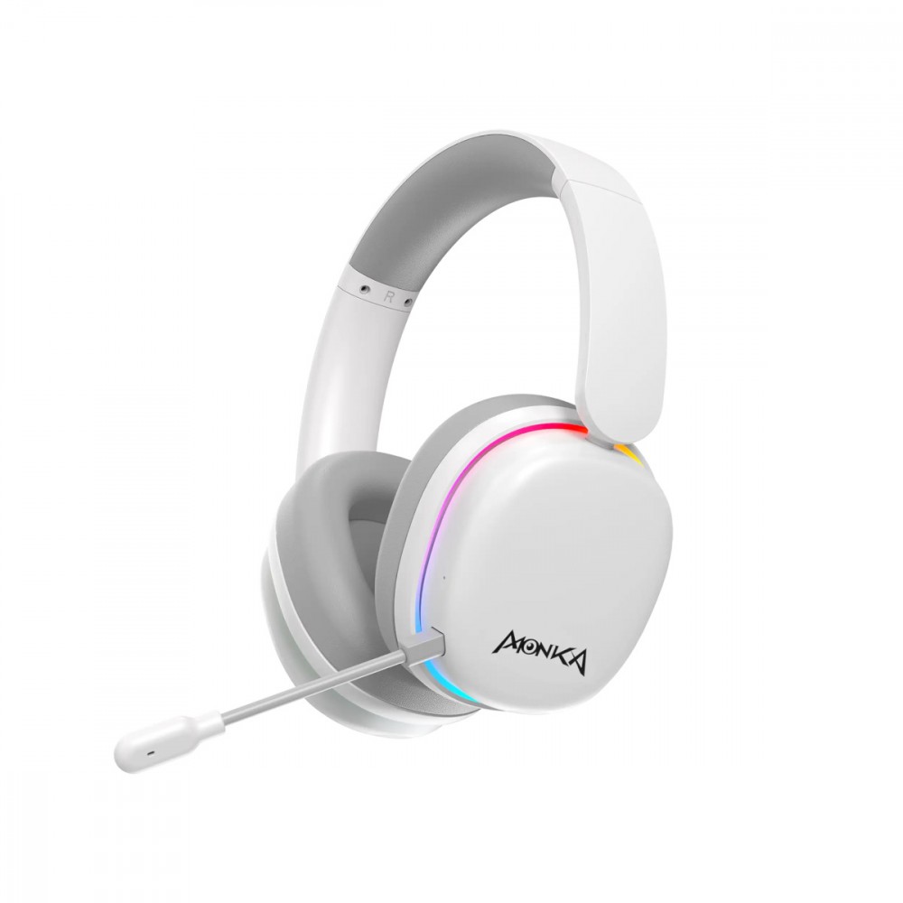 MONKA Słuchawki nauszne ECHO RS bezprzewodowe BT 2.4G USB-C