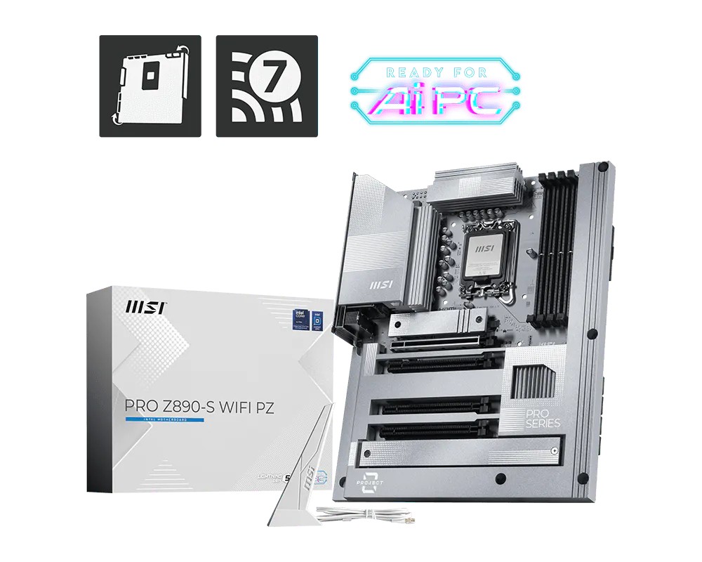 MSI Płyta główna PRO Z890-S WIFI PZ s185 1 4DDR5 ATX