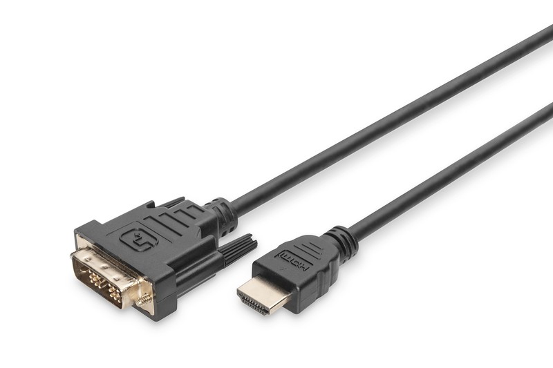 Zdjęcia - Kabel Digitus  adapter HDMI Standard 1080p 60Hz FHD Typ HDMI A/DVI-D  (18+1)