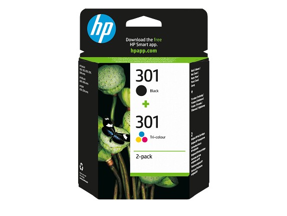 HP Combo Pack Tusz 301bk+cl N9J72AE