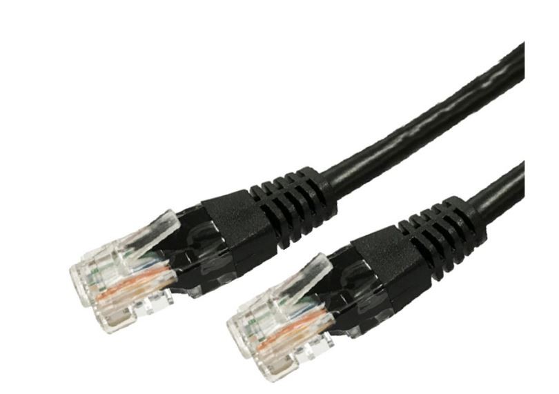 Фото - Патч-корд TB Kabel Patchcord miedziany kat.5e RJ45 UTP 3m. czarny - paczka 10 sztuk 94248