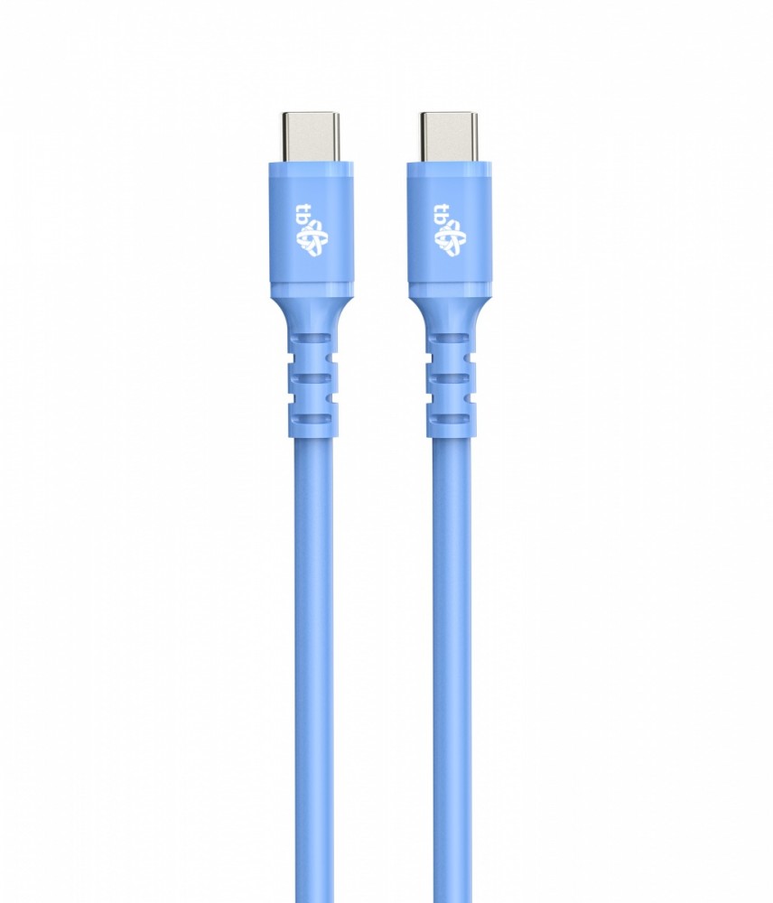 Фото - Кабель TB Kabel USB C - USB C 1m silikonowy niebieski 98280